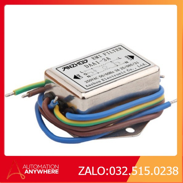 🚛FREESHIP BỘ LỌC NHIỄU ĐIỆN 1 PHA AN CHÂU EMI FILTER NOISE FILTER 250V 50/60HZ 3A 6A 10A