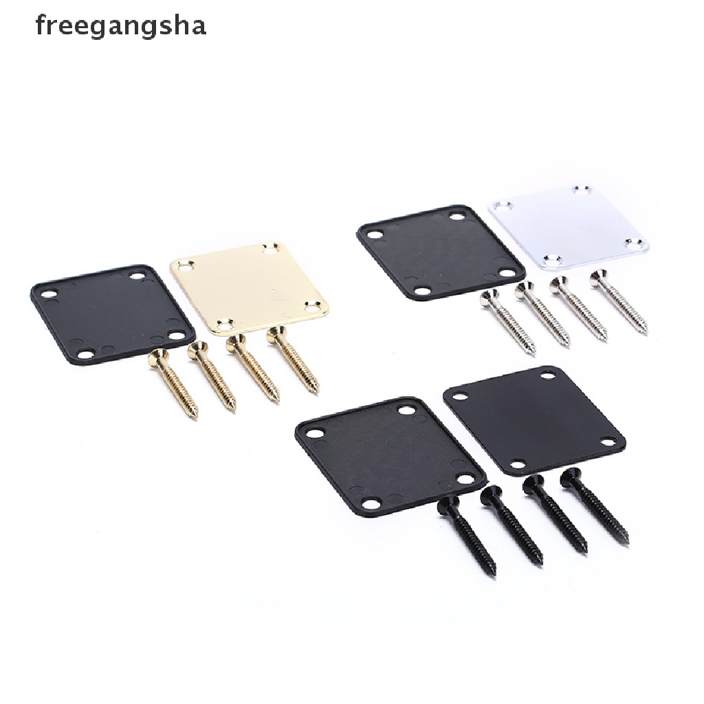 [FREG] Electric Guitar Neck Plate Neck Plate Fix Guitar Neck Joint Board 3 colors FDH
