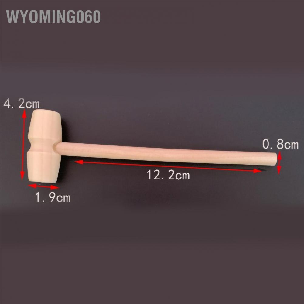 Wyoming060 Búa gỗ nhỏ Bẻ gãy hải sản Đồ chơi búa cho trẻ em có thể bẻ được sô cô la hộ gia đình