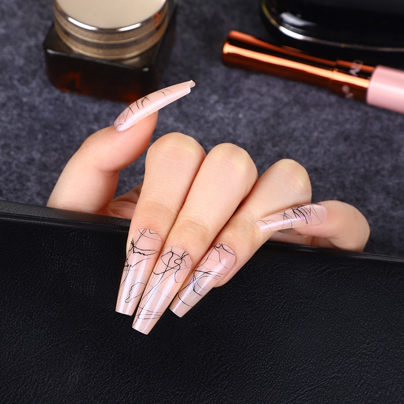 [ TC 09 - NUY ] Móng SỢI TÓC - Form Thang &amp; Thang Xtra [ Tặng Miếng Dán Và Dụng Cụ ] Lẻ