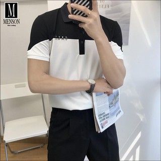 ⭐️SIÊU PHẨM⭐️Áo Thun nam Cotton ngắn tay có cổ 2 màu cao cấp - Áo polo nam mùa hè cổ bẻ chất mát MENSON L73
