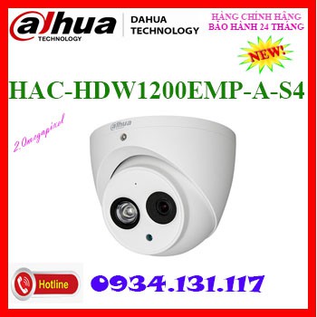 CAMERA DAHUA HAC-HDW1200EMP-A-S5 2.0MP (THAY THẾ HDW1200EMP-A-S4)