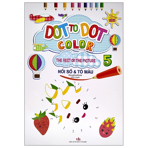 Sách Dot To Dot Color - The Rest Of The Picture - Nối Số Và Tô Màu 5