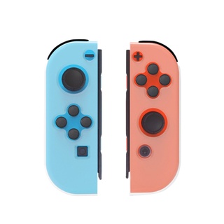Lucky 1 pair handle protective case protector transparent soft tpu grip cover anti-scratches design compatible with switch jo 4