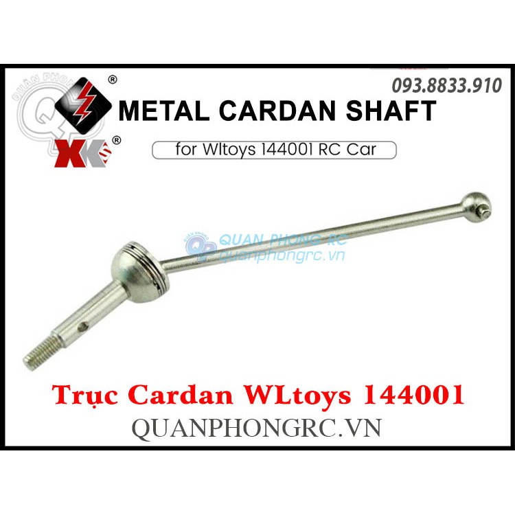 Trục Truyền Động Metal Cardan Shaft For WLtoys 144001 RC Car