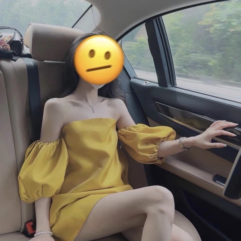 ÁO TRỄ VAI MÀU VÀNG SANG CHẢNH ULZZANG CHICGIRL
