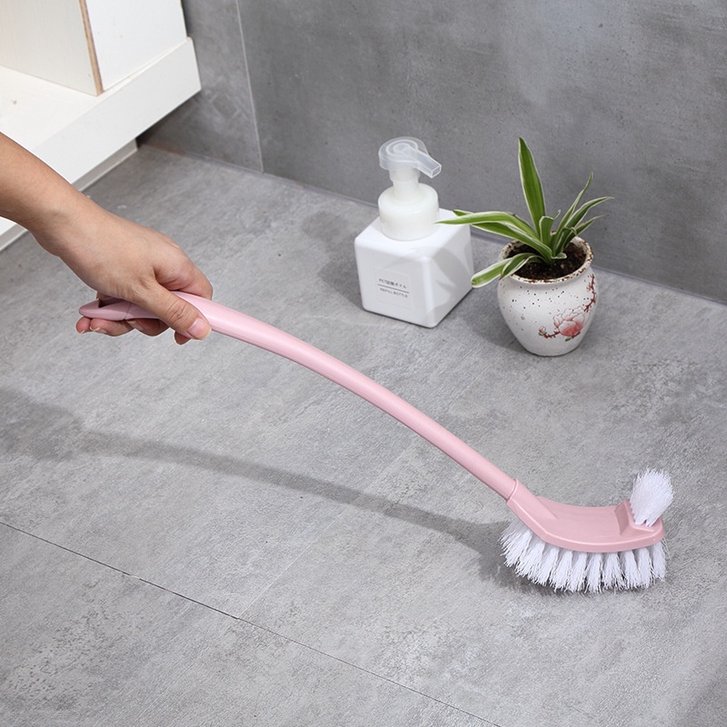 Cọ Vệ Sinh Toilet Cán Dài Hai Mặt Tiện Lợi