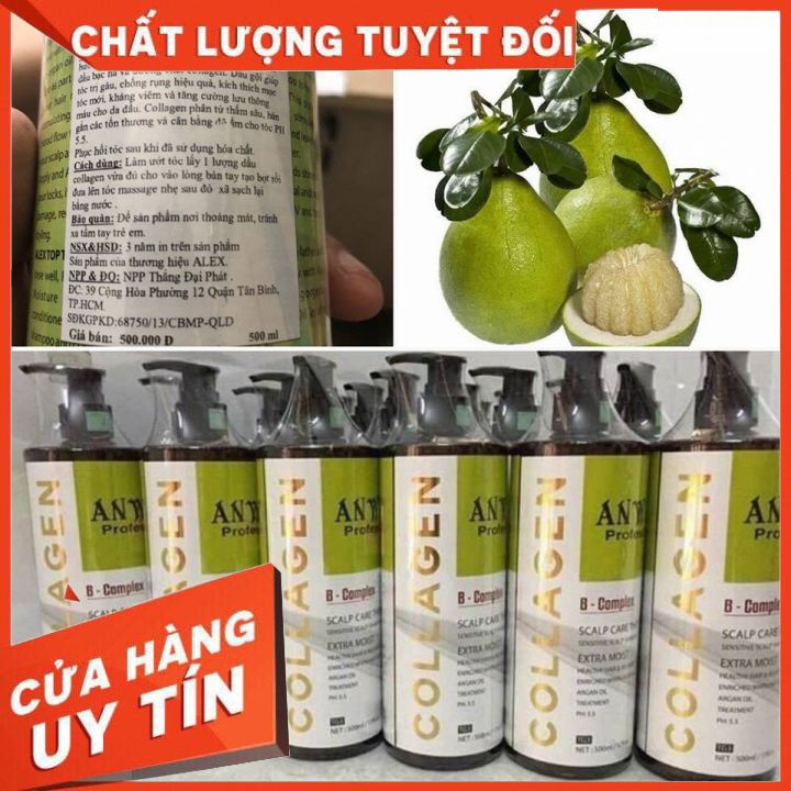 (HÀNG CHÍNH HÃNG)DẦU GỘI ĐẦU NGĂN NGỪA GÀU MỀM MƯỢT TÓC ANWANY 500ML-NGĂN RỤNG TÓC KÍCH THÍCH MỌC TÓC -CHO TÓC BÓNG MƯỢT