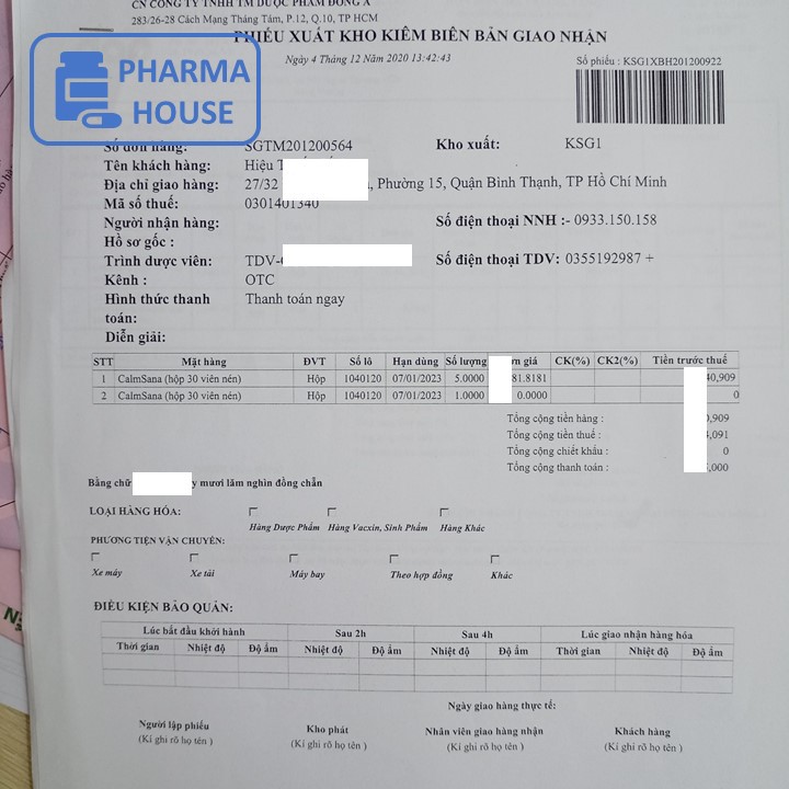 Hộp CalmSana - Canxi tự nhiên từ tảo biển (Aquamin F), tăng chiều cao, chắc khỏe xương - Hộp 30 viên | BigBuy360 - bigbuy360.vn