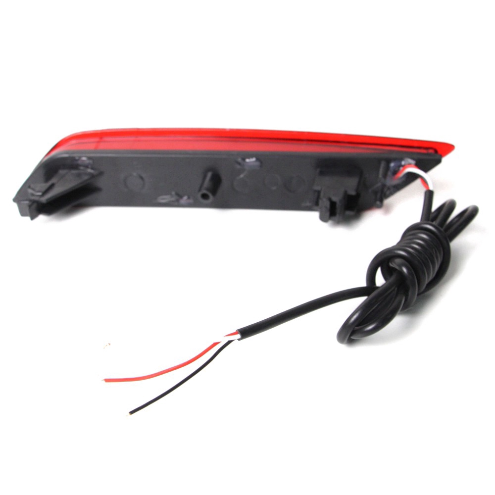 Red LED Reflector Rear Bumper Tail Light For Honda City 2017 2018 2019 Driving Stop Brake Signal Lamp FJ Shape