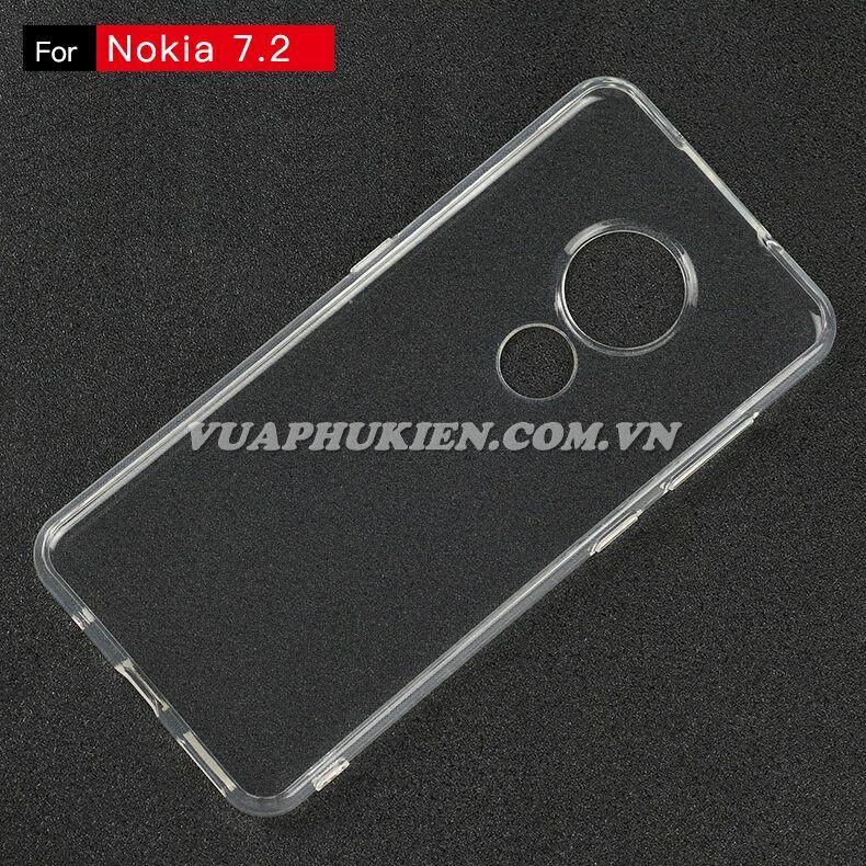 Ốp lưng cho Nokia 7.2, Nokia 7 Plus, Nokia 3, Nokia 2, Nokia 1, Silicone dẻo trong suốt loại A+ siêu mỏng 0,5 mm