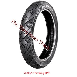 LỐP XE MÁY KHÔNG SĂM 70/90-17 FIREKING 6PR