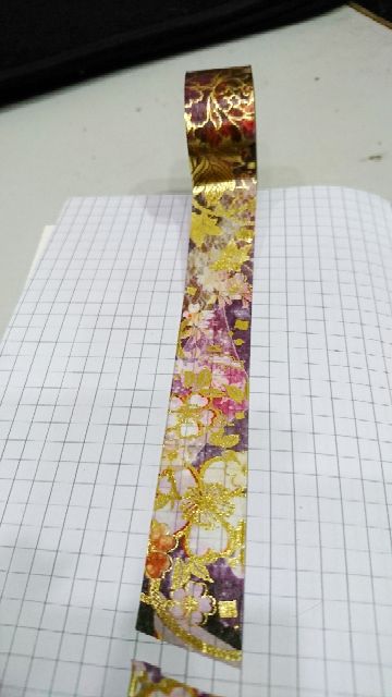 [mỗi mẫu dài 1m] băng dính trang trí washi tape đặc biệt MẪU HOA SAKURA và TUYẾT LIÊN