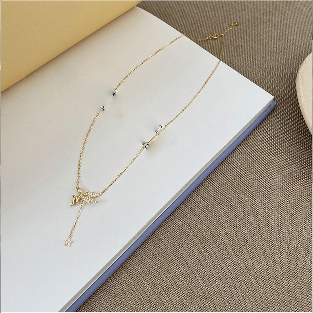 Vòng cổ BERNARDO Thiên Thần Và Ngôi Sao Đính Đá Sang Trọng