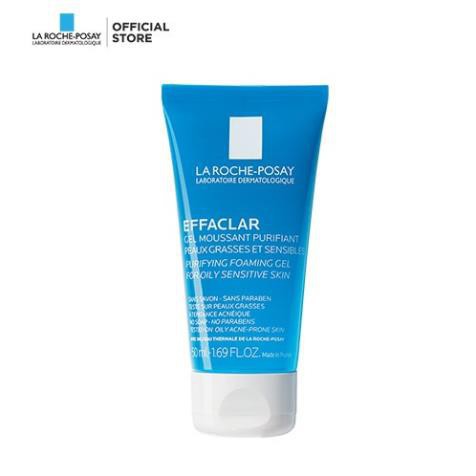 [MẪU MỚI 2021] Gel rửa mặt tạo bọt làm sạch dành cho da dầu nhạy cảm La Roche-Posay Effaclar Foaming Gel 50ml | BigBuy360 - bigbuy360.vn