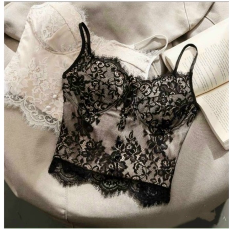 (CAO CẤP) Áo Bra Corset Dáng Dài Ren -Áo bra ren khuy Có Thun Bo Lưng Quyến Rũ #9133