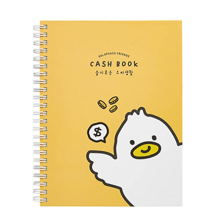 Sổ Tay Lò Xo ARTBOX Hàn Quốc Quản Lý Chi Tiêu Bìa Họa Tiết Nhân Vật Mali Dễ Thương