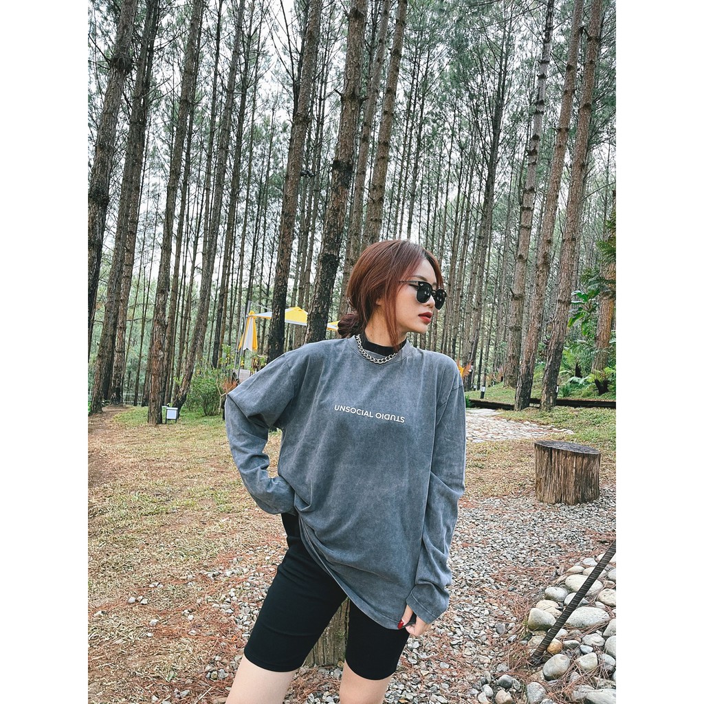 Áo Tay Dài UNSOCIAL VINTAGE WASH LONG SLEEVE TEE