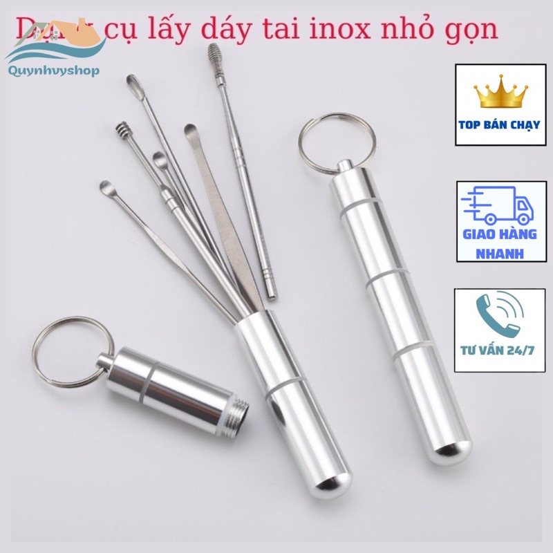 BỘ LẤY RÁY TAI NHỎ GỌN TIỆN ÍCH CÓ MÓC TREO HỘP