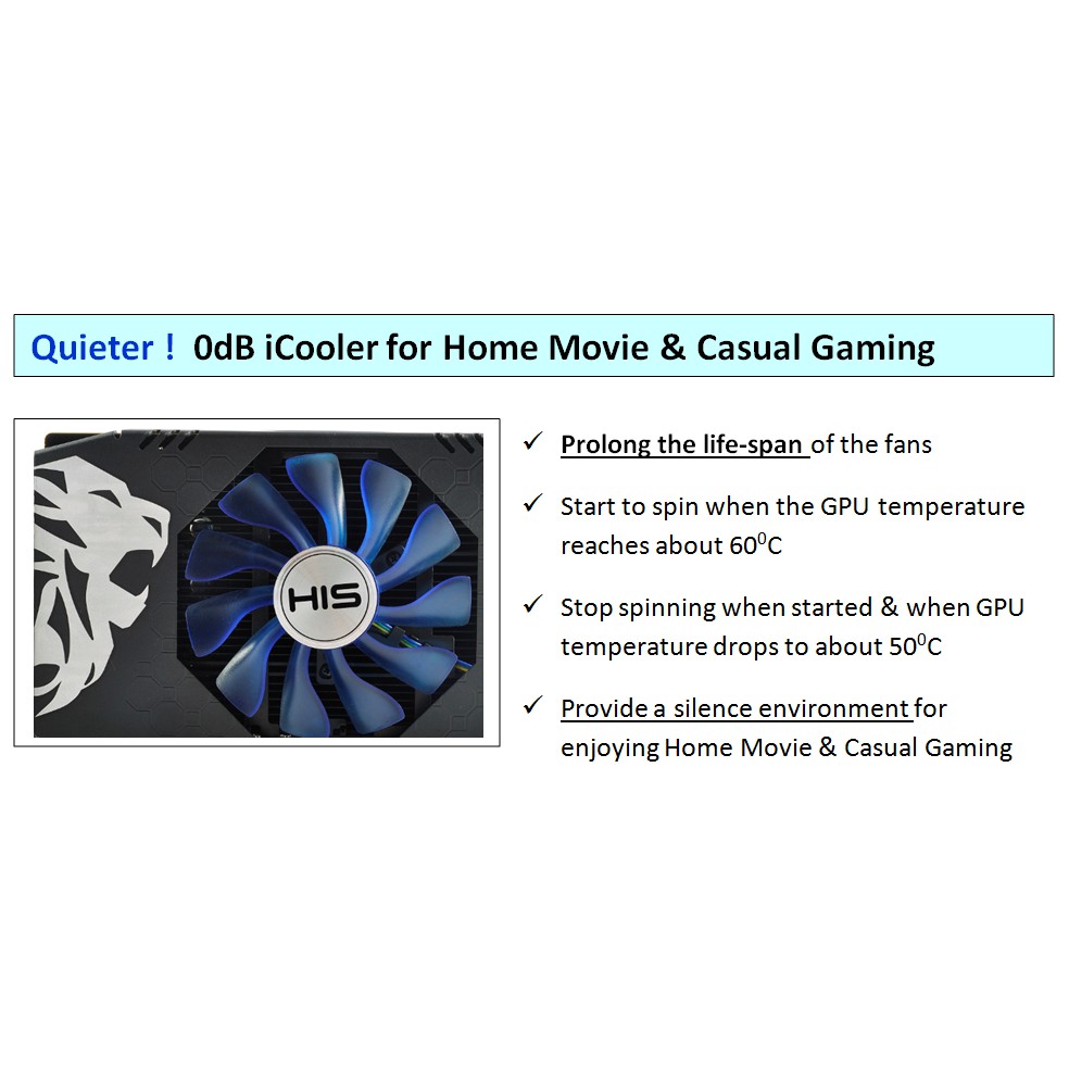 Card màn hình HIS RX560 GREEN iCooler OC 4GB 128 BIT GDDR5 cũ RX 560 2g