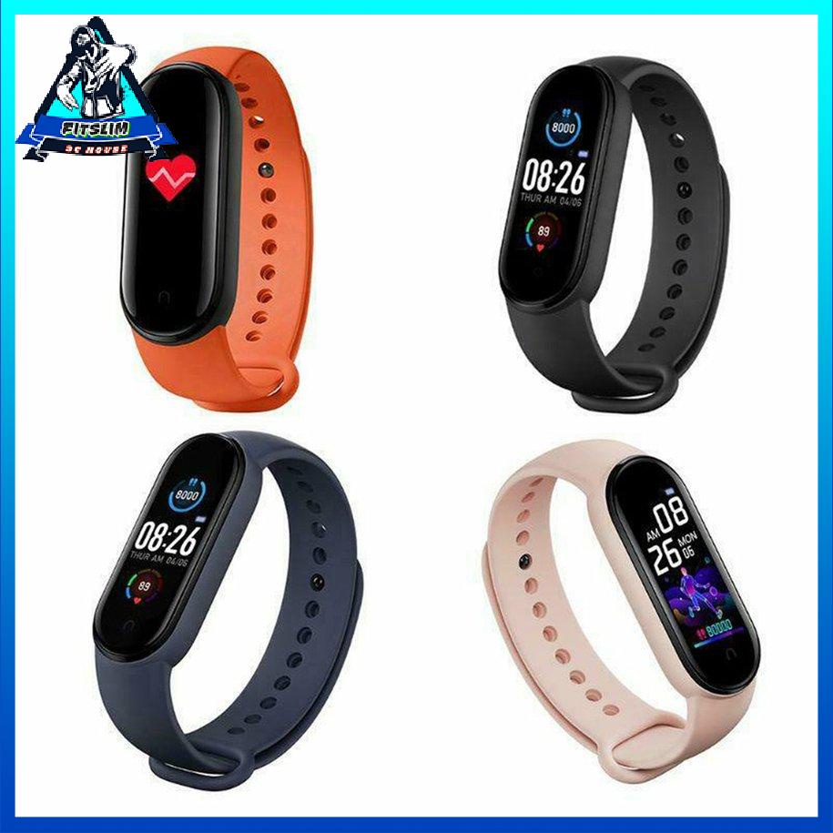 Vòng đeo tay thông minh M5 Tập thể dục Máy đo nhịp tim Màn hình Đồng hồ theo dõi [6/4]