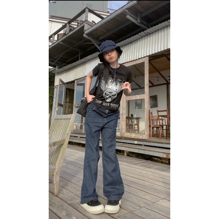 ÁO THUN ĐẦU LÂU BỐC CHÁY BỐC CỰC BỐC ( SKULL TEE )