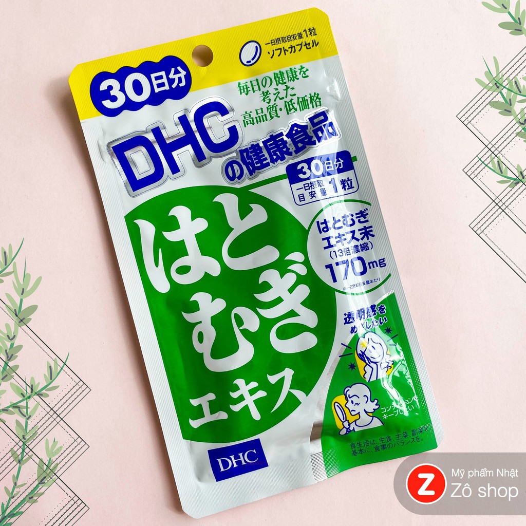 Viên uống dưỡng trắng mịn toàn thân DHC Hatomugi - DHC Adlay Extract