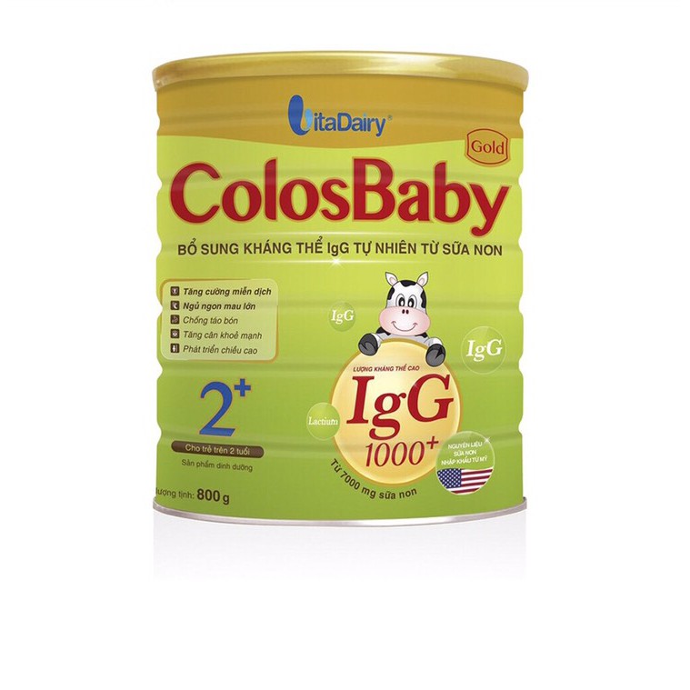 Sữa Colosbaby 2+ 800g(1000IgG)