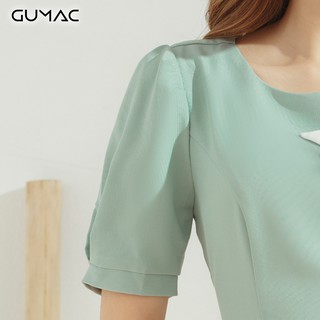 Đầm tay phồng đính hoa DA626 GUMAC