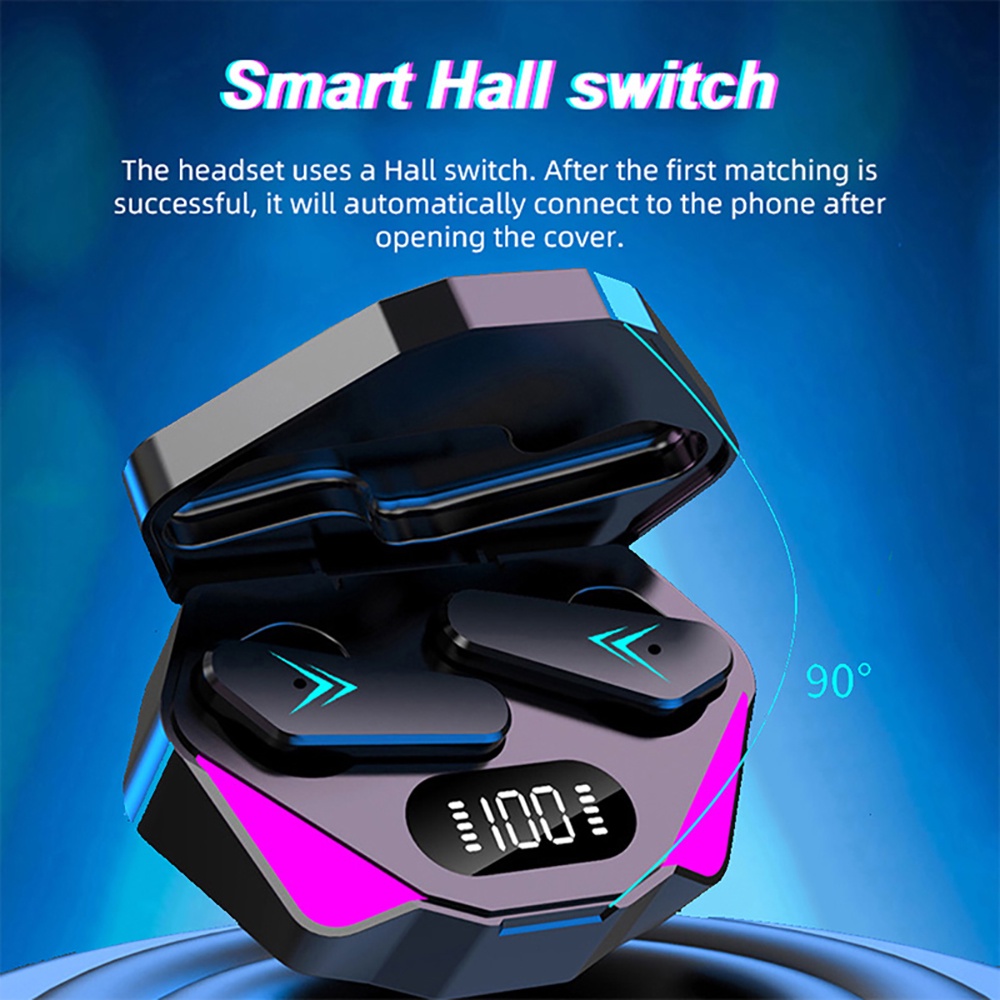 Tai nghe không dây X15 / X15S Bluetooth chuyên game âm thanh hifi sống động điều khiển cảm ứng không trễ cao cấp -dc4777