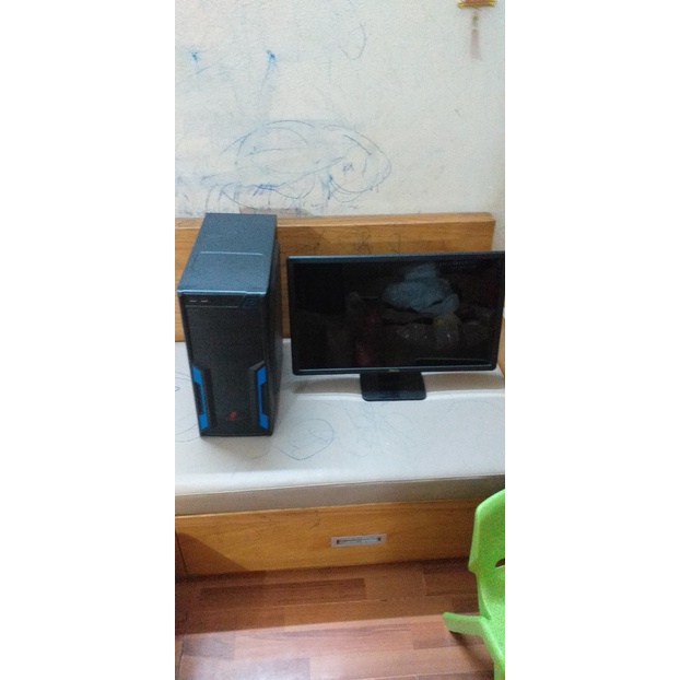 Bán bộ H410 i3 10100f r8g vga gtx 1050 2g màn Dell E2314hf