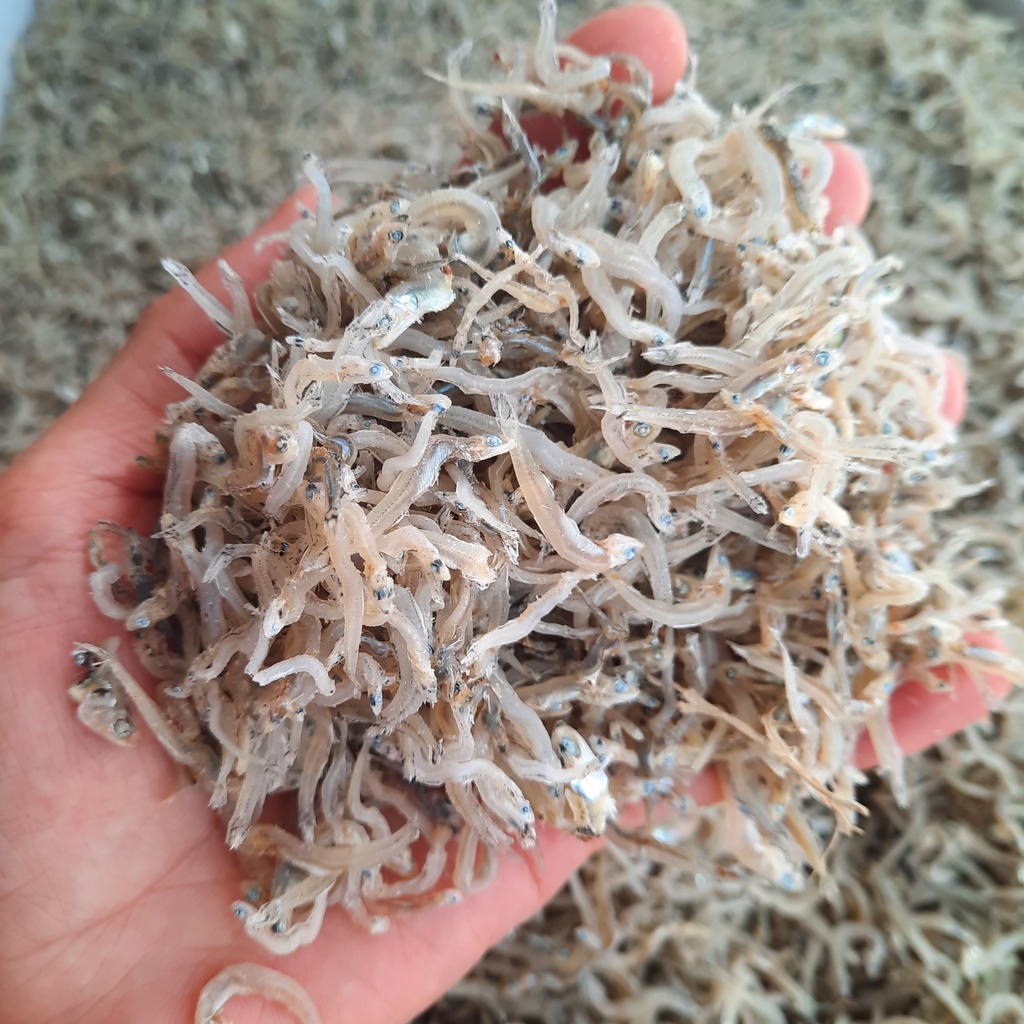 Cá cơm mờm sữa 1kg - Cá cơm khô đóng gói hút chân không