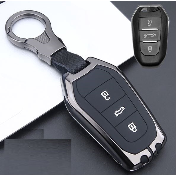 Vỏ Bảo Vệ Chìa Khóa Xe Hơi Peugeot 308 / 3008 / 301 / 2008 / Smartkey 508 / 4008 / 5008 Logo 408