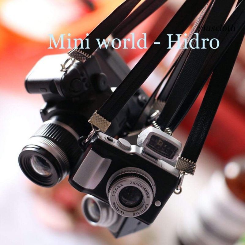 Máy ảnh chụp hình mini có đèn và nhạc cho búp bê. Đồ chơi máy ảnh