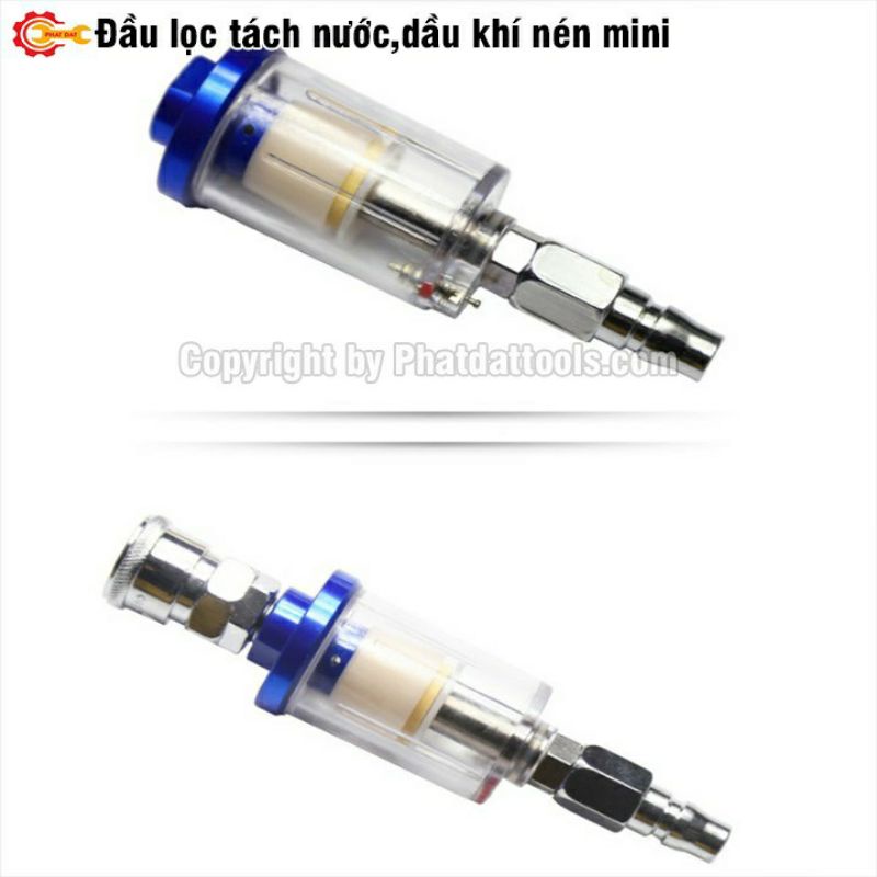 Đầu lọc tách nước ,dầu khí nén mini.