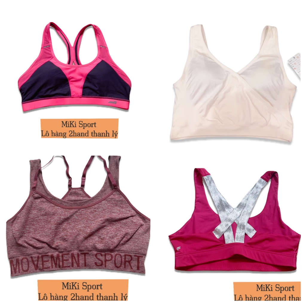 Áo bra thể thao gym yoga bigsize 60-80kg(Hàng 2hand)