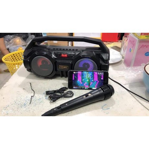 Loa Bluetooth Karaoke KIMISO KM-S1 -  Quý Khách có Thể mua thêm Míc Không Dây