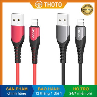 Cáp sạc hoco u80 dây silicon siêu mềm dẻo | usb to lightning/ micro/ type c - hàng chính hãng