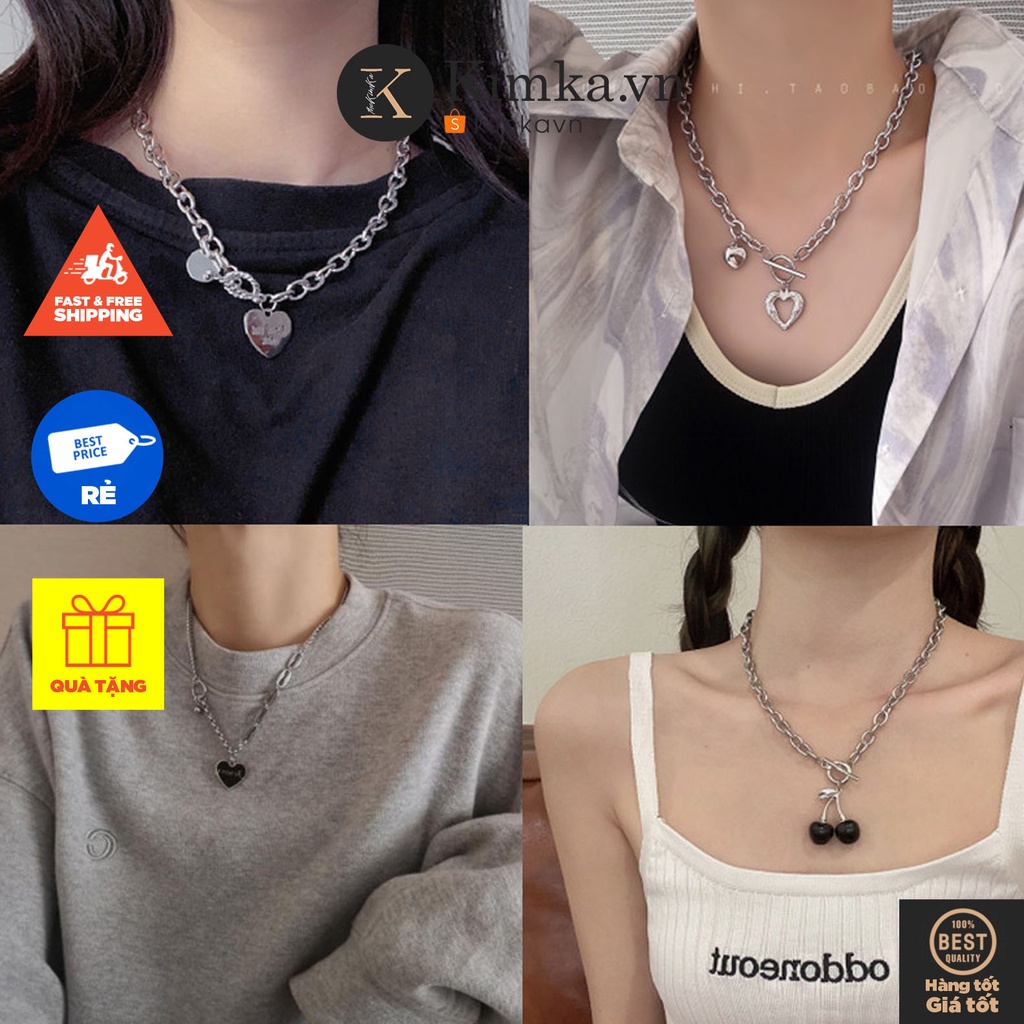 Dây Chuyền Vòng Cổ Hiphop Cá Tính Phong Cách Nổi Bật