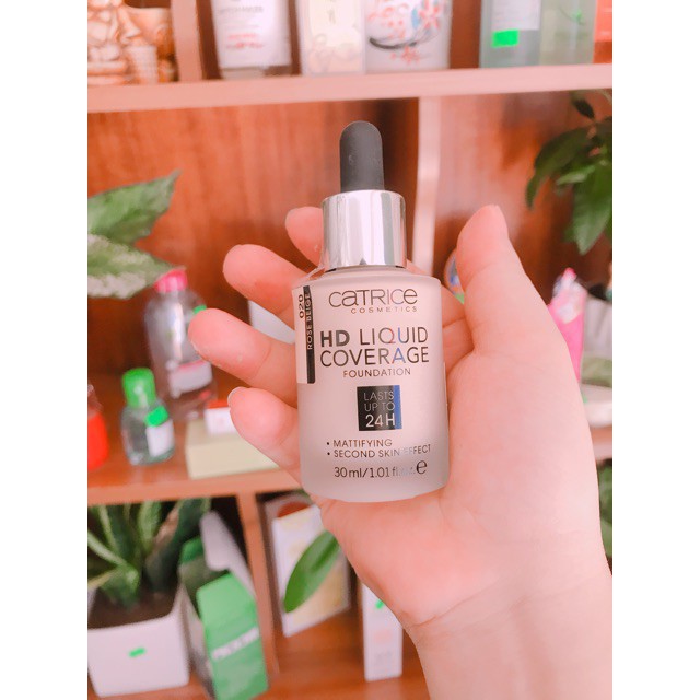 [𝐓𝐚̣̆𝐧𝐠 𝐦𝐚́𝐲 𝐦𝐚𝐬𝐬𝐚𝐠𝐞𝐫 𝐦𝐚̣̆𝐭] Kem nền Catrice HD Liquid Coverage Foudation, không trôi, đều màu - cam kết chính hãng | BigBuy360 - bigbuy360.vn
