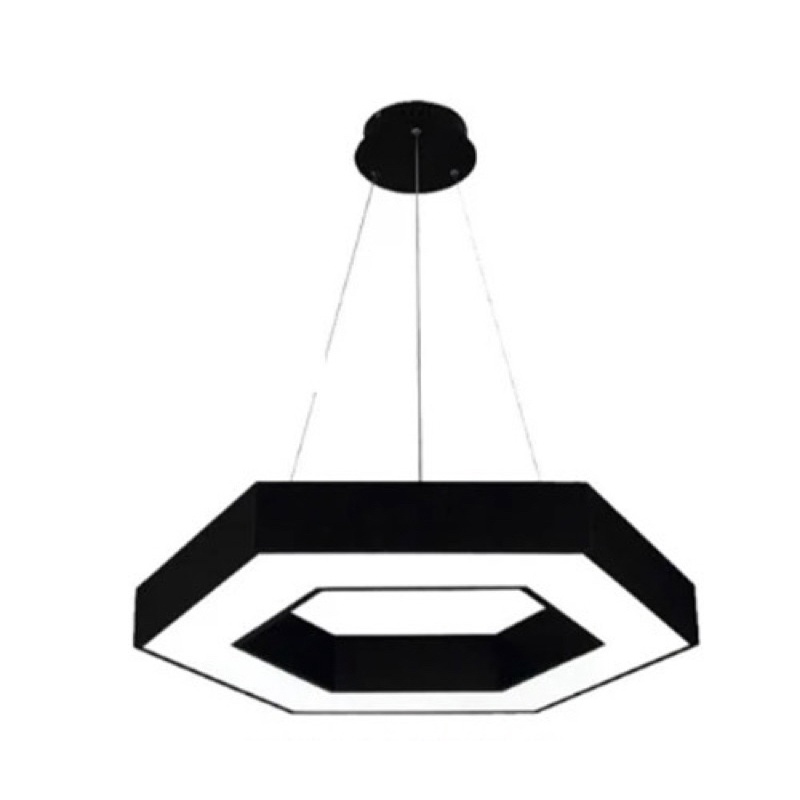 Đèn LED thả trần lục giác rỗng 600x600