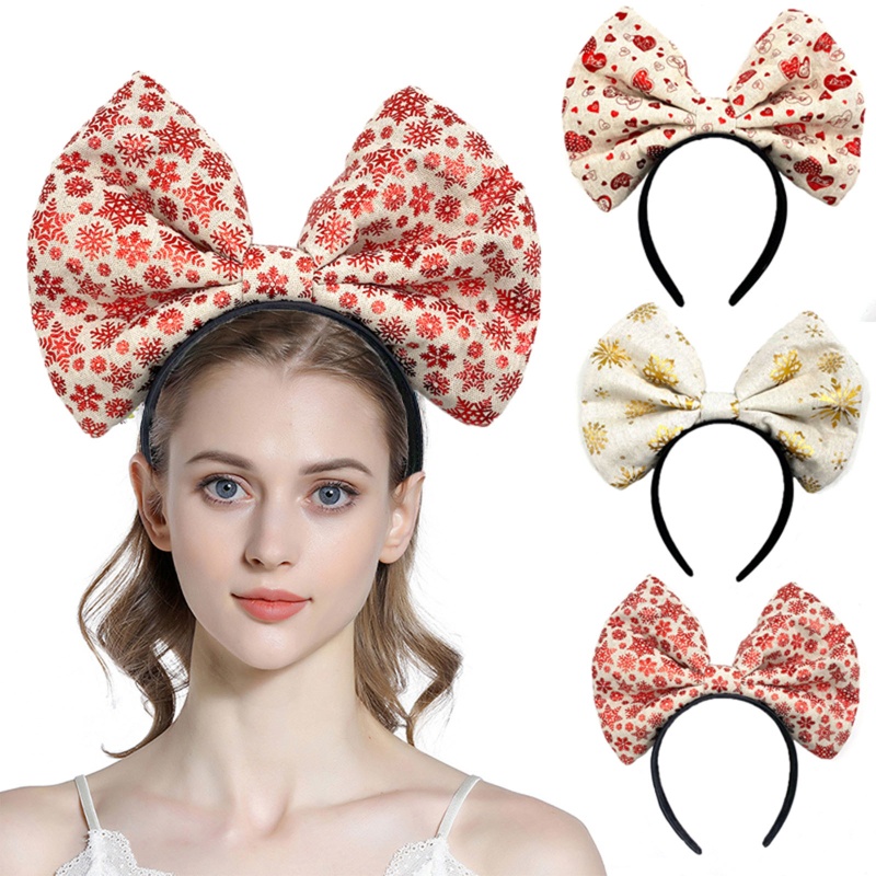 Flgo Băng Đô Cài Tóc Hình Nơ Dễ Thương Dành Cho Nữ