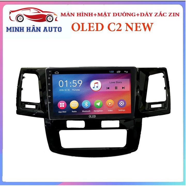 TẶNG VIETMAP S1-COMBO màn hình OLED C2 NEW kèm dưỡng cho xe TOYOTA FORTUNER TỰ ĐỘNG , đồ chơi nội thất xe ô tô