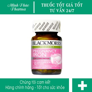 Blackmores Pregnancy Iron Úc – Viên thuốc sắt cho bà bầu luôn mạnh khỏe