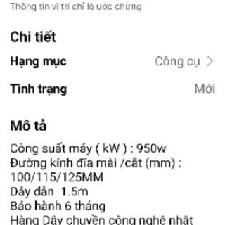 Máy mài tay Tanaka 950w