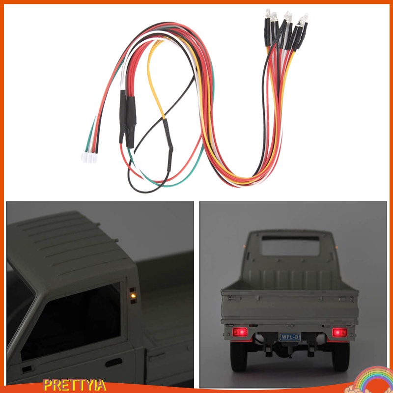 Đèn gắn bên hông xe tải điều khiển từ xa Wpl D-12 1/10