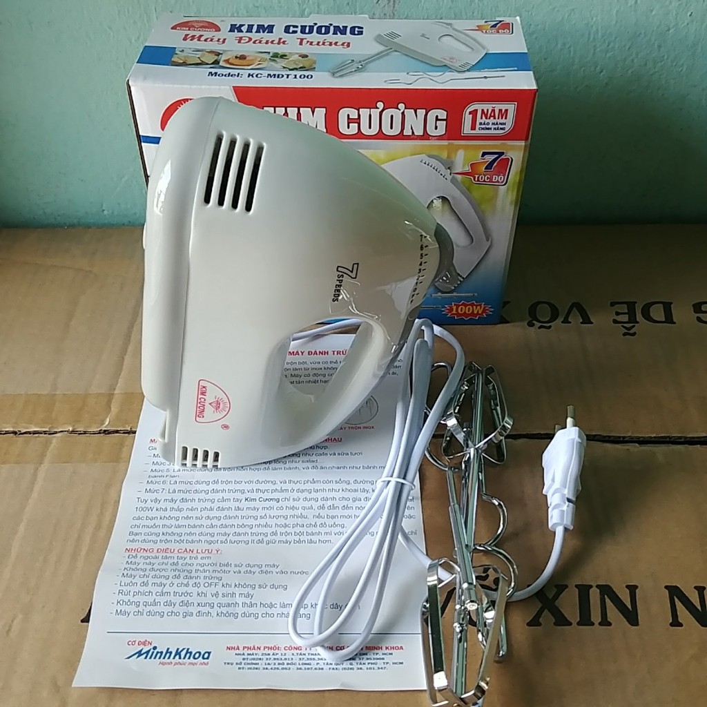 Máy đánh trứng Kim Cương KC-MDT100 - 7 tốc độ