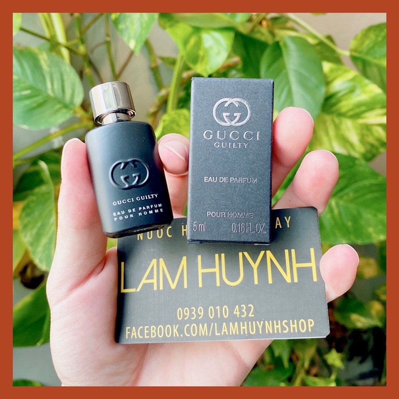 Nước hoa mini Nam GUCCI GUILTY POUR HOMME edp 5ml