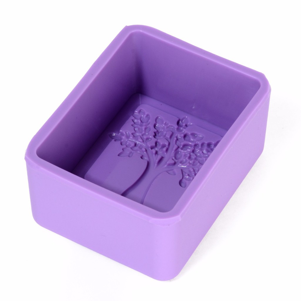 Khuôn Silicone Hình Chữ Nhật Làm Xà Phòng Thủ Công