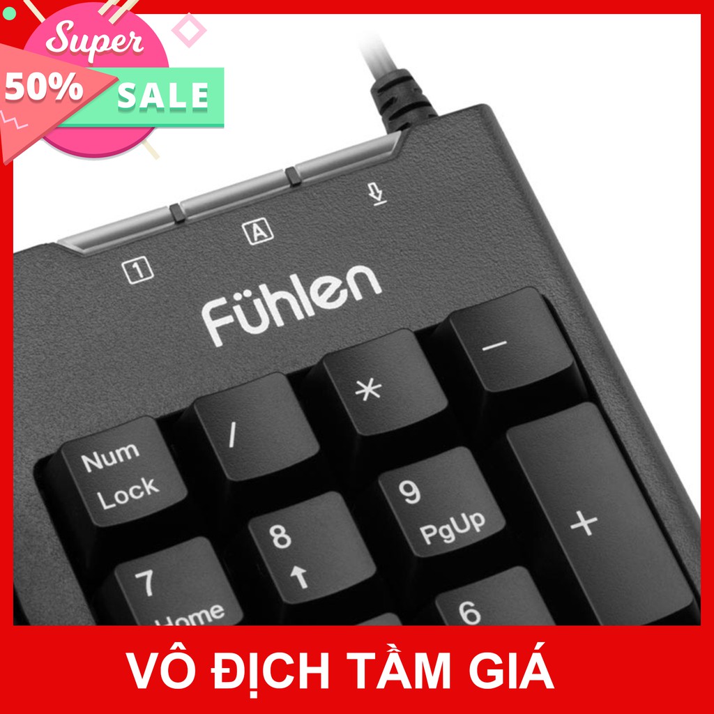 Bộ chuột và bàn phím không dây Fuhlen A120G - Màu đen - Chính hãng - BH 24 tháng